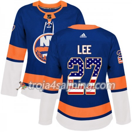 New York Islanders tröja Anders Lee 27 Adidas 2017-2018 Blå USA Flag Fashion Authentic - Dame NHL Tröjor New York Islanders tröja Anders Lee 27 Adidas 2017-2018 Blå USA Flag Fashion Authentic - Dame NHL Tröjor